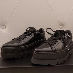 Puma fenty pointy creeper patent black 7.5 women's New in box